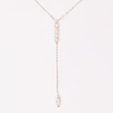 Usnea - collier femme pendant perles de culture or laminé ou argent