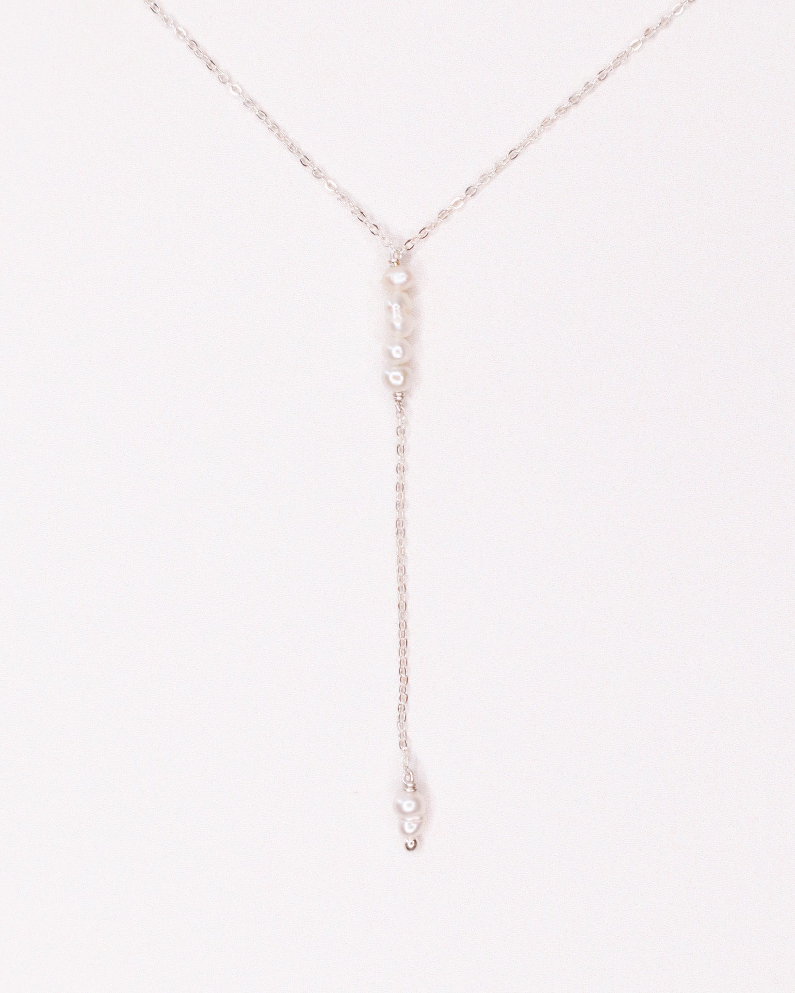 Usnea - collier femme pendant perles de culture or laminé ou argent
