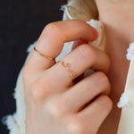 Gaia - Bague organique serpent or ou argent 