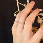 Gaia - Bague organique serpent or ou argent 