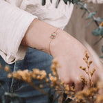 Karoo - Bracelet femme personnalisable pierres precieuses de naissance or ou argent 