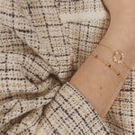 Zenith - Bracelet femme personnalisable pierres precieuses de naissance or ou argent 