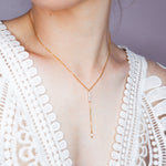 Usnea - collier femme pendant perles de culture or laminé ou argent